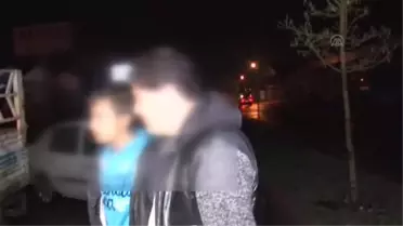 Konya'da Ehliyetsiz Sürücü Kendini Araca Kilitledi