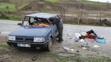 Samsun'da Otomobil Takla Attı: 6 Yaralı