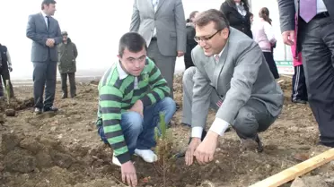 Karapınar'da 150 Fidan Dikildi