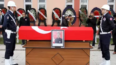 Şehit Polis Memuru Küçüktağ, Son Yolculuğuna Uğurlandı