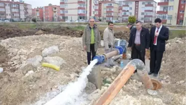 Kapaklı'da Su Kuyusunun Geçici Kabulü Yapıldı