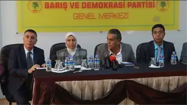 Suriye'nin Kobani kentinden gelen Kürt heyetinin temasları -