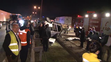 Zırhlı Konsolosluk Aracı Bariyerlere Girdi: 1 Ölü