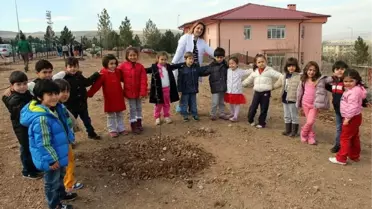 CÜ Rektörü Kocacık, Minik Öğrencilerle Fidan Dikti