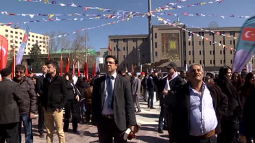 Nevruz kutlaması - Vali Tuna, TÜRKSOY Genel Sekreteri Kaseinov -