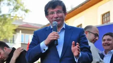 Bakan Davutoğlu Manisa'da