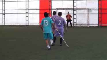 Ampute Takımı, Futbol Takımıyla Hazırlık Maçı Yaptı