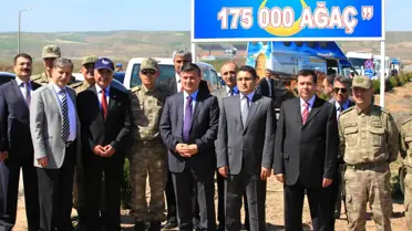 Jandarma Hatıra Ormanına 2 Bin Fidan Dikildi