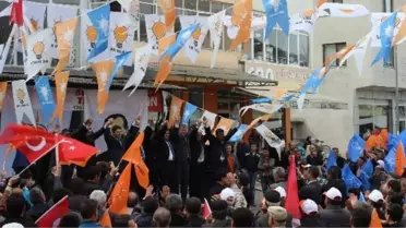 AK Parti Abdipaşa'da Miting Düzenledi