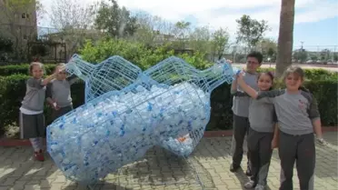 Başarı Koleji'nde Pet Şişe Kampanyası