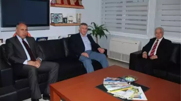 Aldırmaz'dan ATB Başkanı Çalışkan'a Ziyaret