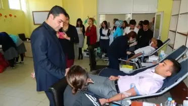 Kozluk'ta Lise Öğrencilerinden Kan Bağışı Kampanyası