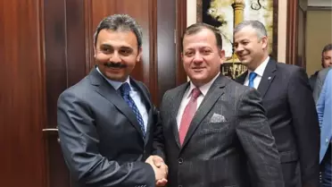 Çorum Tso'dan Başkan Külcü'ye Kutlama Ziyareti