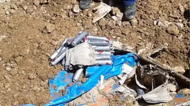 Erzincan'da Toprağa Gömülü Bin 316 Kilo Dinamit Bulundu