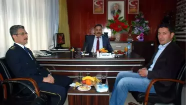 İl Emniyet Müdürü Salmaner, Kahta Emniyet Müdürlüğü'nü Ziyaret Etti
