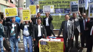 AK Parti Akhisar Gençlik Kolları'ndan Mısır'daki İdamlar İçin İmza Kampanyası