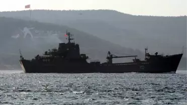 Çanakkale Boğazından Rus Savaş Gemileri Geçti