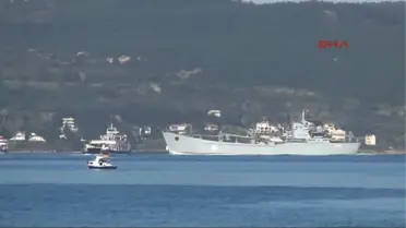 Çanakkale Boğazı'ndan Rus Savaş Gemileri Geçti