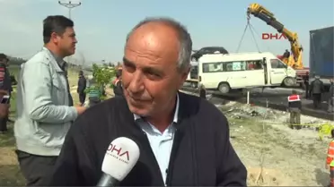 Minibüs Hareket Ettikten 15 Dakika Sonra Kazaya Karışmış