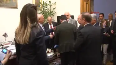 Ak Parti, CHP ve MHP Gruplarından Meclis Polisine Ziyaret