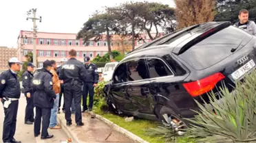 Zonguldak'ta Cip Yeşil Alana Düştü: 5 Yaralı