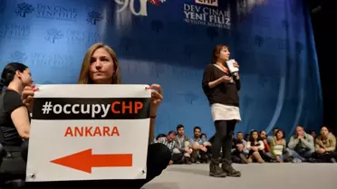 'OccupyCHP' Genel Merkezi İşgal Etti
