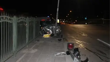 Başkent'te Yaralamalı Trafik Kazası
