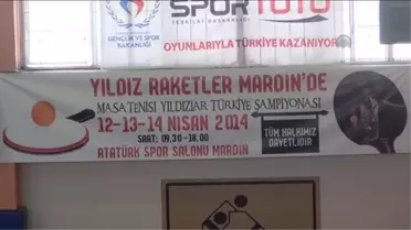 Mardin'deki Masa Tenisi Şampiyonası Sona Erdi