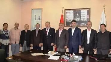 Sendikalardan Başkan İnci'ye Ziyaret