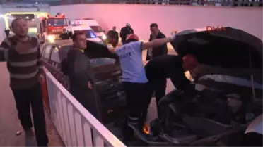 Bolu'da Alt Geçitte Zincirleme Kaza: 2 Yaralı