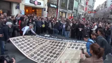 1915 Olaylarında Hayatını Kaybedenler İçin Taksim'de Anma 2