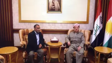 Barzani Diyarbakırlı Gazetecileri Resmi Konutta Kabul Etti