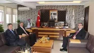 Başsavcı ve Ağır Ceza Mahkemesi Başkanı'ndan Belediye Başkanı Akdoğan'a Ziyaret