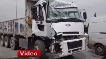 D-100'de Zincirleme Kaza: 5 Yaralı