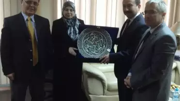 Fas Yükseköğretim Bakanı Rektör Gökbel'i Ağırladı