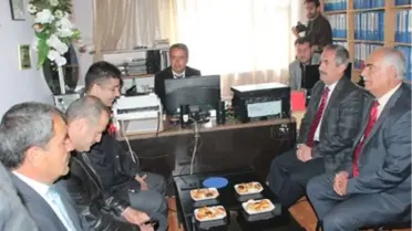 Adilcevaz Kaymakamı Özbek'ten ESO Başkanı Aladağ'a Ziyaret