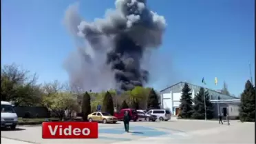 Ukrayna Ordusuna Ait Helikopter Vuruldu