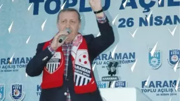 Başbakan Erdoğan Karaman'da
