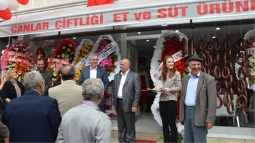 Başkan Cem Kara Canlar Çiftliği Et Plaza'nın Açılışını Yaptı