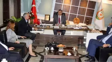 Vekillerden Başkan Güvenç'e Tebrik Ziyareti