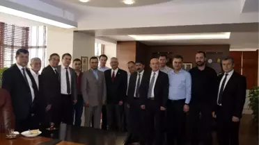Koçarlı Heyeti Çam Fıstığı Festivali İçin Ayto'yu Ziyaret Etti