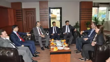 Vali Yardımcıları ve Kaymakamdan Belediyeye Ziyaret
