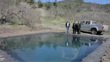 Belen'de 20 Çiftçiye Sulama Havuzu