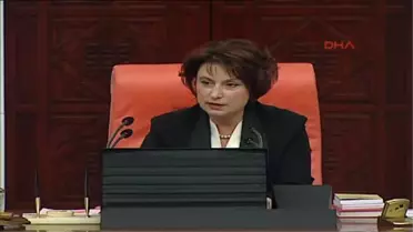 Genel Kurul'da MHP'li Vekilden Engin Alan Protestosu