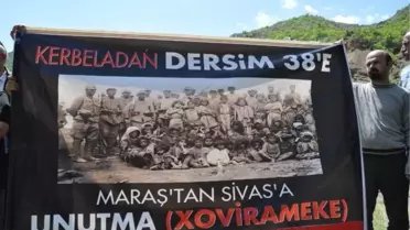Dersim'de Ölenler İçin Anma Töreni Düzenlendi