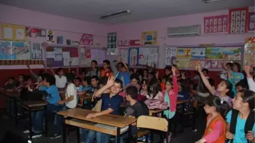 Kahta'da Öğrencilere Trafik Eğitimi Veriliyor