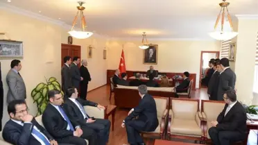 Kaymakam Adaylarından Vali Duruer'e Ziyaret