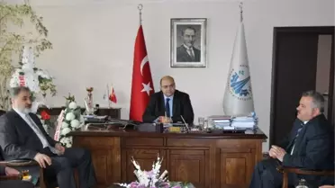 Müftü Çınar'dan Başkan Orhan'a Ziyaret