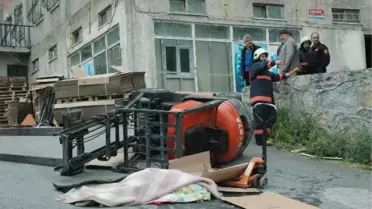 Pendik'te Forklift Kazası: 1 Ölü