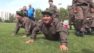Edirne'de Temsili Askerlik Heyecanı